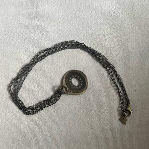 Silpada Sterling Silver and CZ “Anemone” Necklace